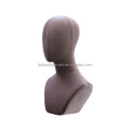 DLS45 Custom Color Fiberglass Female Mannequin Head For Wig Scarf Hat Display